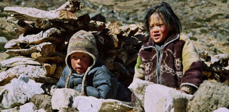 Sherpa children in Helambu 