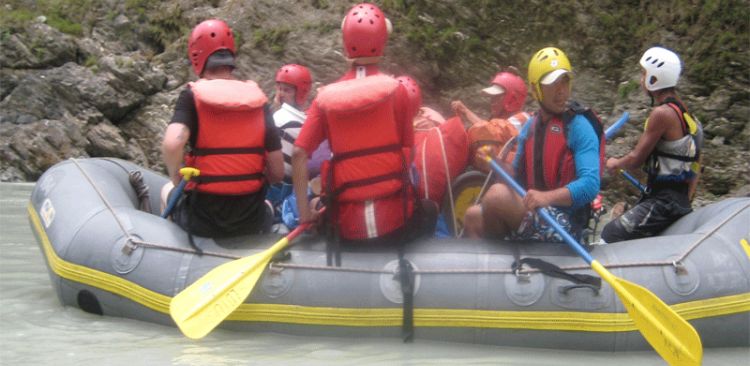 Rafting in Seti River