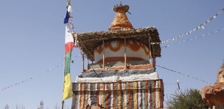 Colorful Chorten in Upper Mustang